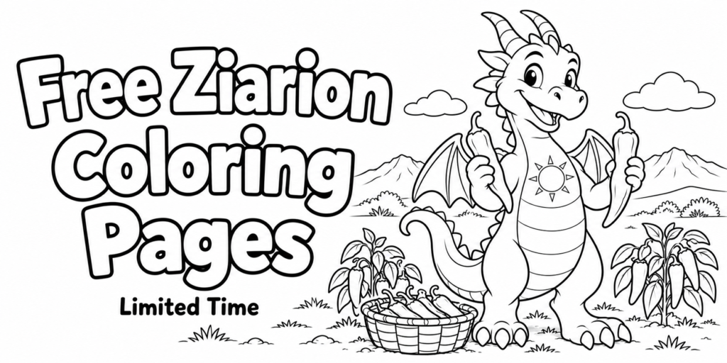 free ziarion coloring pages